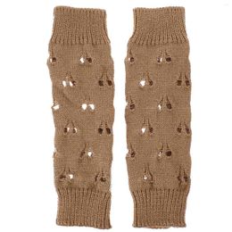 Knee Pads Half Finger Arm Sleeve Girls Warm Gloves For Women Cold Weather Mittens Ladies Crochet Hiking Outdoor Yarn Women's Fingerless