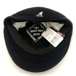 Berets Kangol American Style Kangaroo High Quality Real Wool Forward Hat French Painter Autumn and Winter Ball Caps Men Women Hats Fashion White Fox Berets 2695