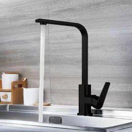 Kitchen Faucets Square Zinc Alloy Household And Cold 360 Degree Rotatable Bubble Tap Sink Basin Deck Mounted Mixing Valve