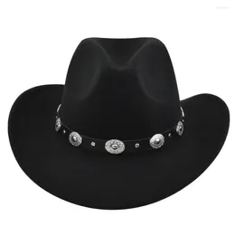 Berets Designer Brand Four Seasons Hat Men Women Western Cowboy All Black Top Cap Gorras Para Hombres Free Mail