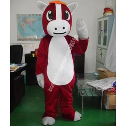 2024 Cute plush Cartoon Pony Mascot Costume Cartoon theme character Carnival Unisex Halloween Carnival Adults Birthday Party Fancy Outfit For Men Women