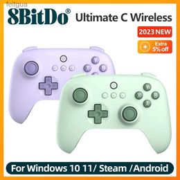 Game Controllers Joysticks 8BitDo - Ultimate C Wireless 2.4G Gaming Controller Gamepad for PC Windows 10 11 Steam PC Raspberry Pi Android YQ240126