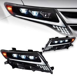 Car Head Lamp for Toyota Harrier Venza Headlights 2009-2013 DRL Dynamic Signal Lamp Head light Assembly