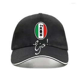 Ball Caps 2024 Men's Baseball Cap Printer Eja A03 Scudetto Italy Motti D'Annunzio River Ultras Summer Cool