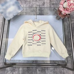 Autumn winter kids hoodies plush warm hooded sweatshirt classic print letters long sleeved top for middle-aged and elderly childrens clothes CSD2401265-8