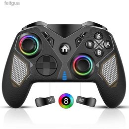 Game Controllers Joysticks Wireless Switch Pro Controller for Switch Lite/OLED Multi-Platform RGB Switch Controller for Windows PC Steam YQ240126