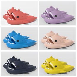 shark slide Slippers sandals men women Dye blue haze rainbow fashion outdoor Novelty Slipper Beach Indoor Hotel sneaker size 36-45