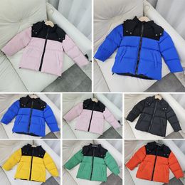 Winter New coat Down Jacket Kid's Fashion Classic Outdoor Warm Down Coats Zebra Pattern Striped Letter Print Puffer boys Jackets Multicolor Comfortable Clothes