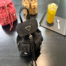 Women Mini Backpack 2022 Triangle Bag Mens Small Pack Designers Womens Nylon Rucksack Handbags Purses Designers Bags Wallet Handba225S