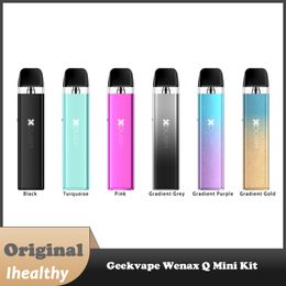 GeekVape Wenax Q Mini Kit 25W Eingebauter 1000-mAh-Akku Mit 2-ml-Q-Kartusche, einfachem Befüllsystem von oben