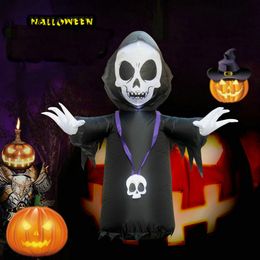 wholesale Blow Up Yard Decorations Inflatable Skeleton Ghost LED Lights Decor Outdoor Indoor Halloween Holiday