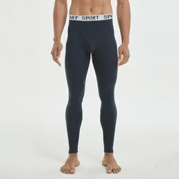 Men's Pants Sport Trousers Autumn Winter Bottoms Warm Thin Long Leggings Slim Mid Low Waist For Male Casual Skinny