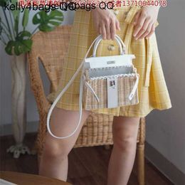 Designer Bag Picnics Handbag Woven Bamboo Handswen 7a Quality YKSP
