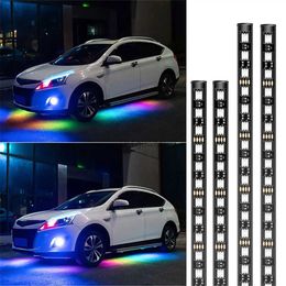 LED Neon Sign 6pcs RGB Dream Color Dreamcolor Underglow LED Kit Car Neon Strip Light Music APP YQ240126