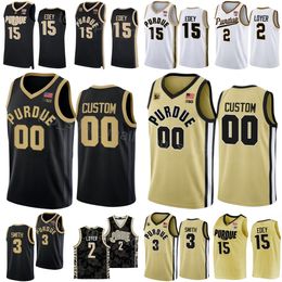 Men Women Kids College Basketball Purdue Boilermakers Jerseys 15 Zach Edey 3 Braden Smith 55 Lance Jones 5 Myles Colvin 2 Fletcher Loyer 23 Camden Heide University