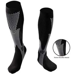 Sports Socks Compression Socks Medical Varicose Veins Nylon Medical Nursing Stockings Fit For Sports Black compression Socks For Anti Fatigue YQ240126