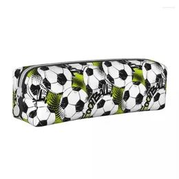 Cosmetic Bags Football Sport Balls Soccer Pencil Cases Pen Box Bag Student Big Capacity Office Pencilcases