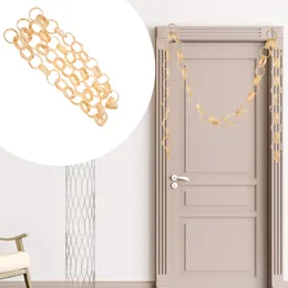 Curtain Bamboo Chain Ornaments DIY Link Screening Prop Linked Door Wall Decor Natural Backdrop For Parties