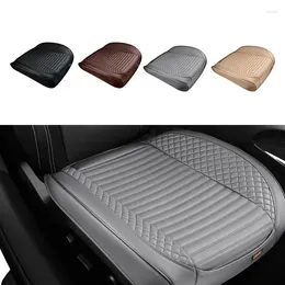 Car Seat Covers Front Cover Universal Chair Breathable Pad Waterproof Nappa Leather Protector Interior Accessories