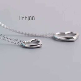 Pendant Necklaces Heart Necklace Classic Hollow Necklace S925 Sterling Silver Women's Love Jewellery with Box WIPQ