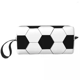 Cosmetic Bags Cave Soccer Ball Football Sports Lovers Makeup Bag Large Men Women Toiletry Accessories Organiser