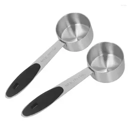 Measuring Tools 2Pcs Stainless Steel Coffee Scoop 1/8 Cup 30ml Tablespoon Table Spoon For Bean Milk Powder Tea