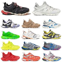 With box Designer Casual Shoes Runners Track 3.0 Casual 3.0 Platform Sneakers Black White Green Pink Dark Blue Grey Beige Orange Red Trainer Size 36-45