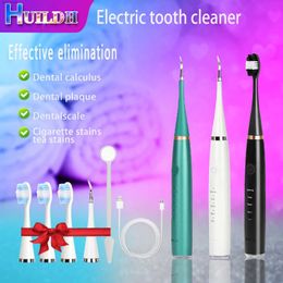 Toothbrush Electric toothbrush Six in One Set of Electric Tooth Cleaner Portable Tooth Stone Removal and Tooth Washing Instrument