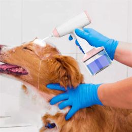 Grooming Pet Cat Shower Foam Dispenser Dogs Legs Cleaner Puppy Liquid Bath Tub Soap Water Jet head Cleaning Shower Accessory Sprayer Wash