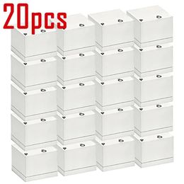 Components 20pcs Packaging New Paper Ring Boxes For Earrings Charms Europe Jewelry Case for Valentine's Day Gift Wholesale Lots Bulk
