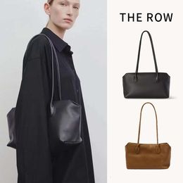 The Row Bag Same Portable Shoulder Bag As Ken Bean Terrasse Bag Cowhide Tote Womens Bag