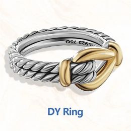 DY Pearl diamonds Ring for Women Luxury Designer High Quality Jewelry Engagement Party Valentine's Day Gift Men Personalized dy Ring Wholesale