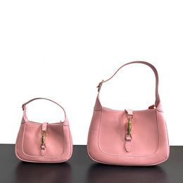 Texture niche black handbag for women 2024 new fashionable and high-end single shoulder underarm bag white versatile crossbody bag Minimalism locker blue pink