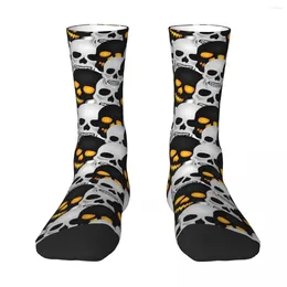 Men's Socks Halloween Day Dead Terror Skull Sock Men Women Polyester Stockings Customizable Design