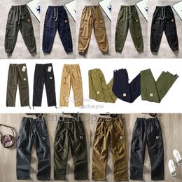 Carharttlys high street Cargo Hip Trousers Carhartts men cargo Pants Multi Oversized Casual Loose Punk Rock Wide Leg Streetwear Hop Jeans Pocket carhart pants 984