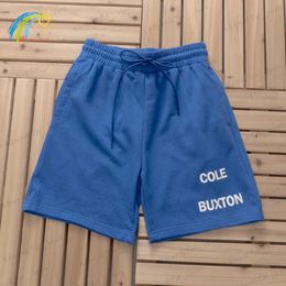 Cole Buxton Men's Shorts 2024 Designer Shorts Summer Simple Embroidery Brand CB Men Women Cotton Drawstring Khaki Brown Green Cole Buxton Shorts 749