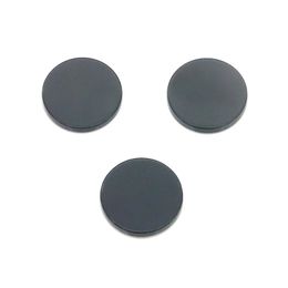 Charm 5pcs Black Agate Onyx Cabochon Disc Flat Round 8/12mm Genuine Natural Stone Craft Accessories for Jewelry Making Ring Earrings