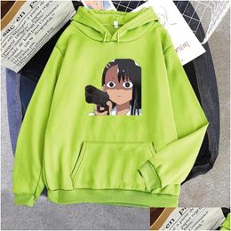 Womens Hoodies Sweatshirts Est Dont Toy With Me Miss Nagatoro Hoodie Graphic For Men Sportswear Cosplay Clothes Women Purple Drop Deli Otgvj