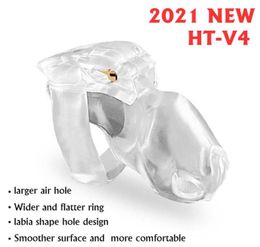 New HTV4 Male Cage Device Set Ceinture De Chastete Cock Penis Ring Bondage Belt Fetish Adult Sexy Toys For Men Gay3476113