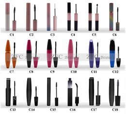 Print Your for Free Mascara Cream Waterproof Thick Curl Black Brown Eyebrow Mascara Custom Mix Color Bottles 240124