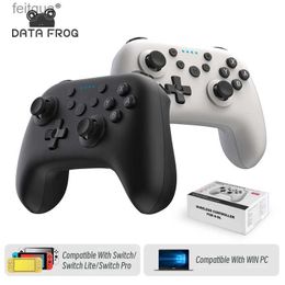 Game Controllers Joysticks DATA FROG Bluetooth wireless controller for Switch Pro YQ240126