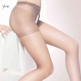 Fashion Pantyhose 4 Colors Hot New Adult Silk Stockings Elasticity Open Crotch Sexy Hollow Out Double-sided Open Women Stocking 5540