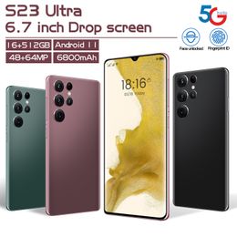 S23u Cross-Border E-Commerce Hot-Selling Product 6.7-Inch Android Smartphone True 4G 2 16 Android 8.1 800 Pixels