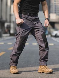 Men's Pants Outdoor Straight Leg Tactical Long For Anti Splash Work Urban Commuting Training
