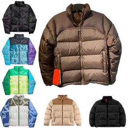 Mens Brown Puffer Jacket Down Jackets Parkas Designer Coat Zipper Black Hooded Veste Womens Letter Print Winter Ski Short Outerwear For F 500