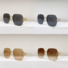 Avant garde women sunglasses uv protection sunglass casual sunshade lunette de soleil high quality goggle simple hollowing letter glasses for man hj053