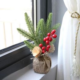 Christmas Decorations Desk Decoration Mini Tree Ornament Christma Gift Merry Year