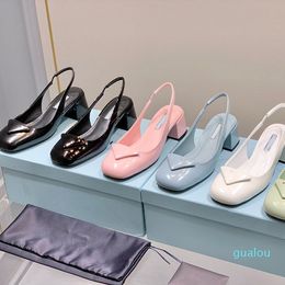 2024 Genuine Leather 4.5cm kitten heel womens sandal 35-41 designer shoe