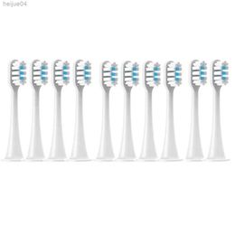 Toothbrush Replacement Brush Heads For Xiaomi Mijiat300/T500 Electric Toothbrush Soft Bristle Nozzles With Caps Sealed Package