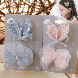 Hair Accessories Cute Clips For Baby Girls With Butterfly Knot Hairpins And Princess Crown Design